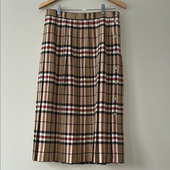 🌟Host Pick🌟Laird-Portch of Scotland Wool Plaid Midi  Skirt - Picture 4 of 14